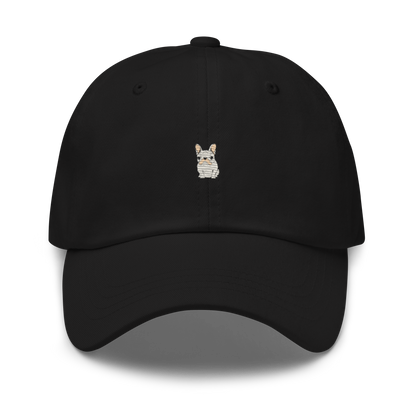 The Creme French Bulldog Embroidered Hat