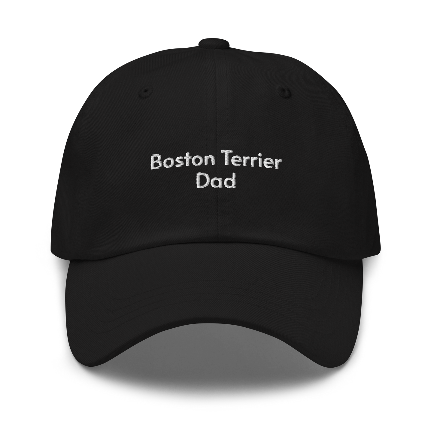 Boston Terrier Dad Embroidered Hat