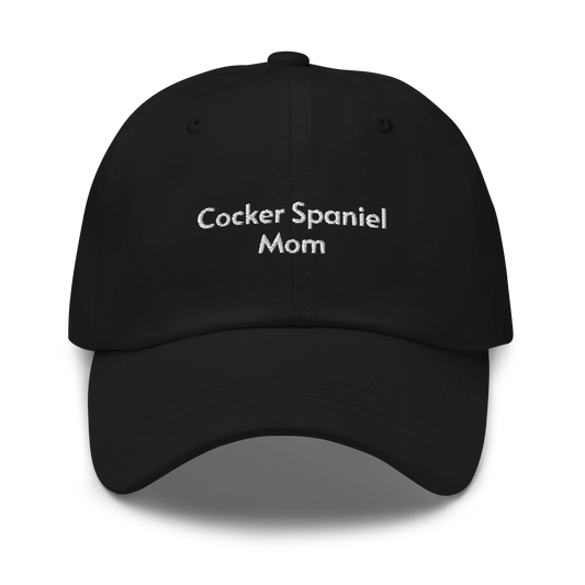 Cocker Spaniel Mom Embroidered Hat