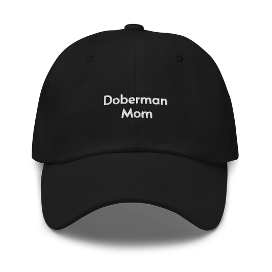 Doberman Mom Embroidered Hat