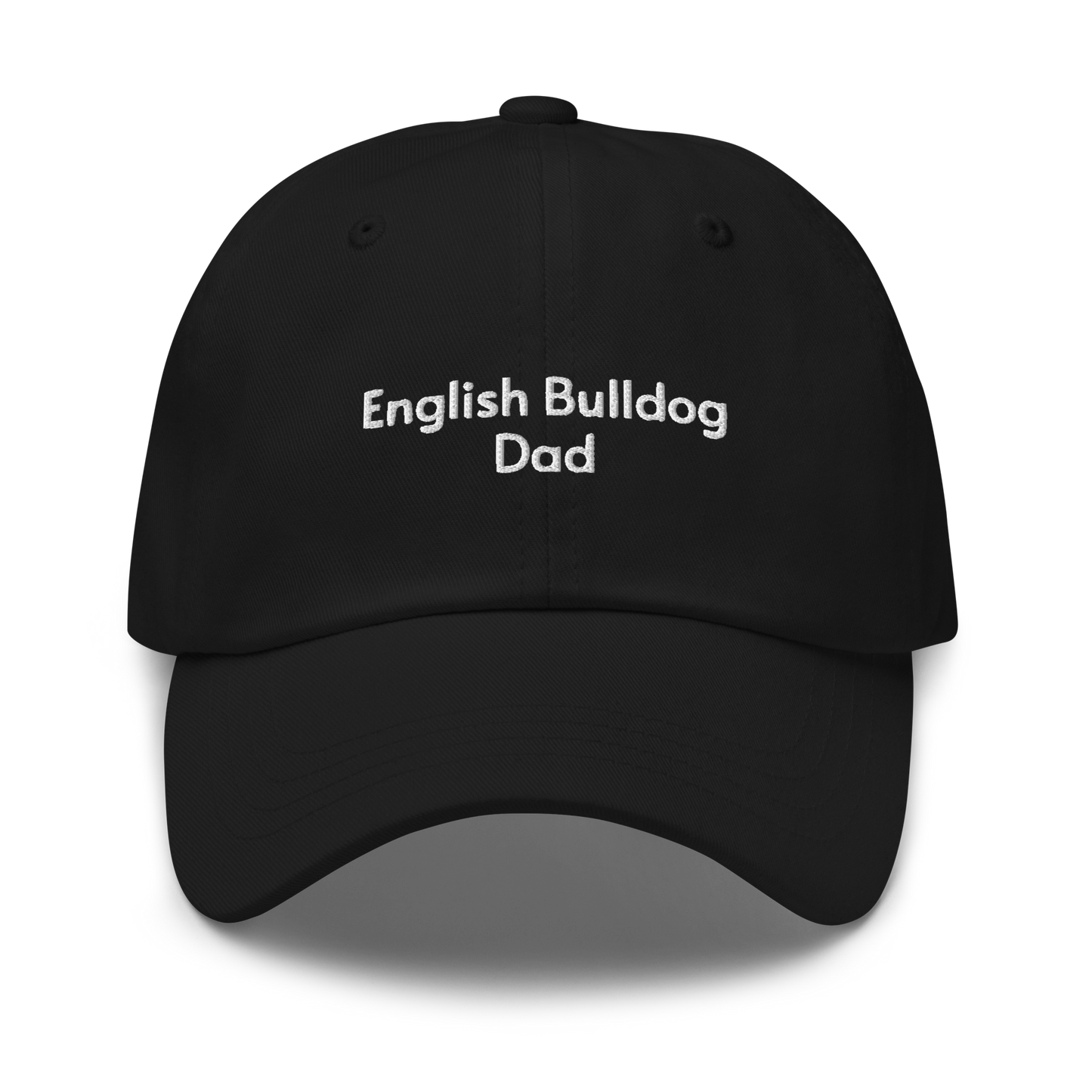 English Bulldog Dad Embroidered Hat