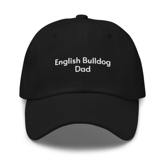 English Bulldog Dad Embroidered Hat