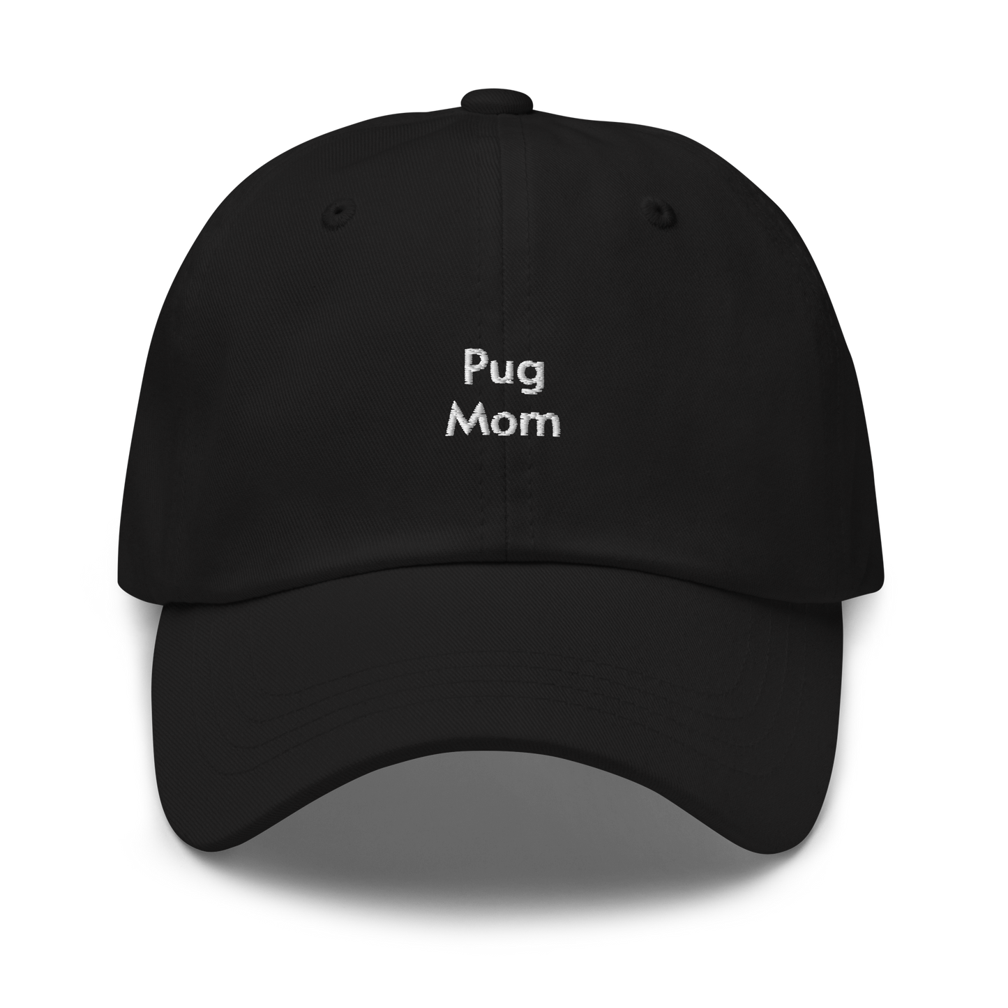 Pug Mom Embroidered Hat