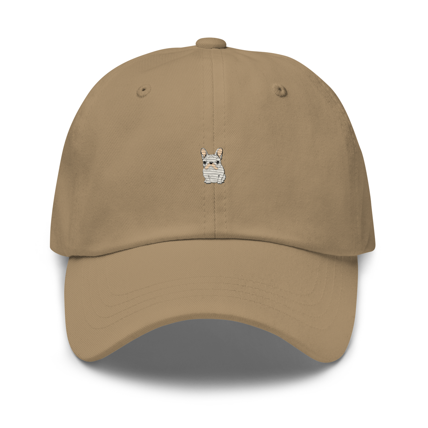 The Creme French Bulldog Embroidered Hat