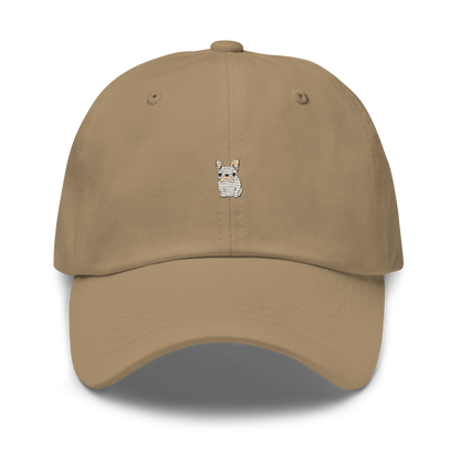 The Creme French Bulldog Embroidered Hat