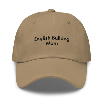 English Bulldog Mom Embroidered Hat