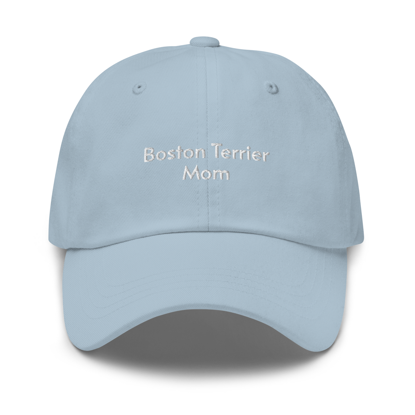 Boston Terrier Mom Embroidered Hat