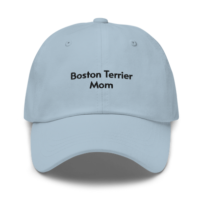 Boston Terrier Mom Embroidered Hat