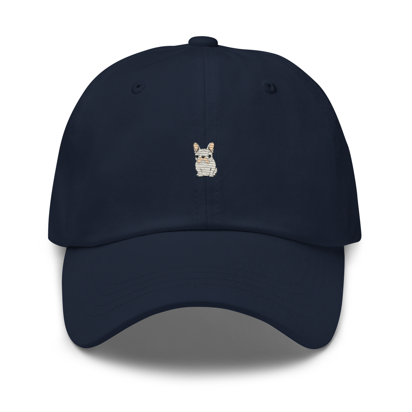 The Creme French Bulldog Embroidered Hat