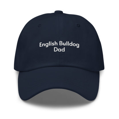 English Bulldog Dad Embroidered Hat