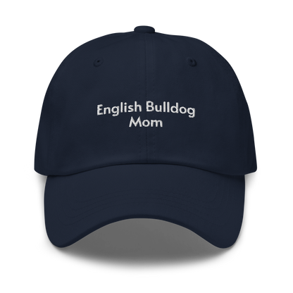 English Bulldog Mom Embroidered Hat