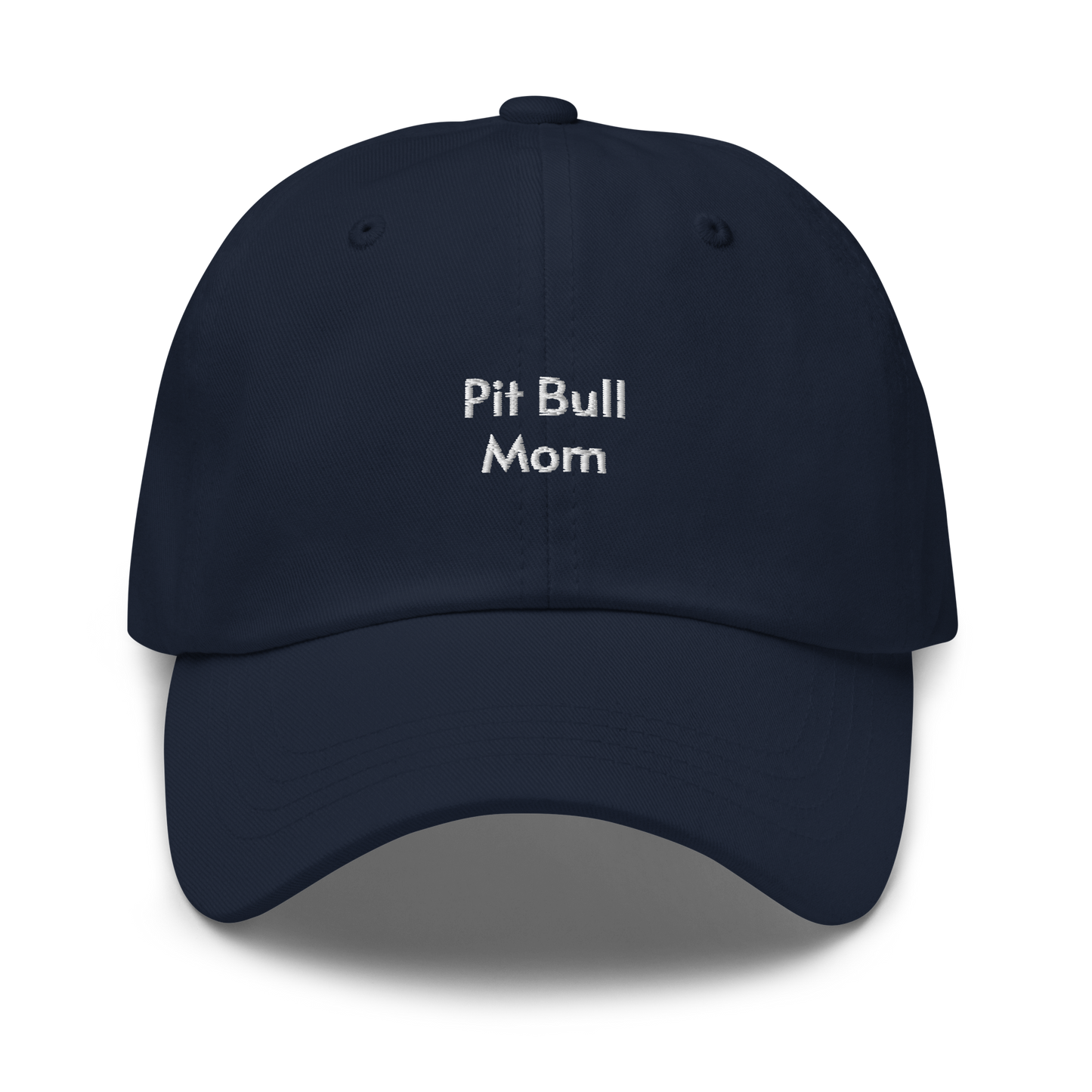 Pit Bull Mom Embroidered Hat