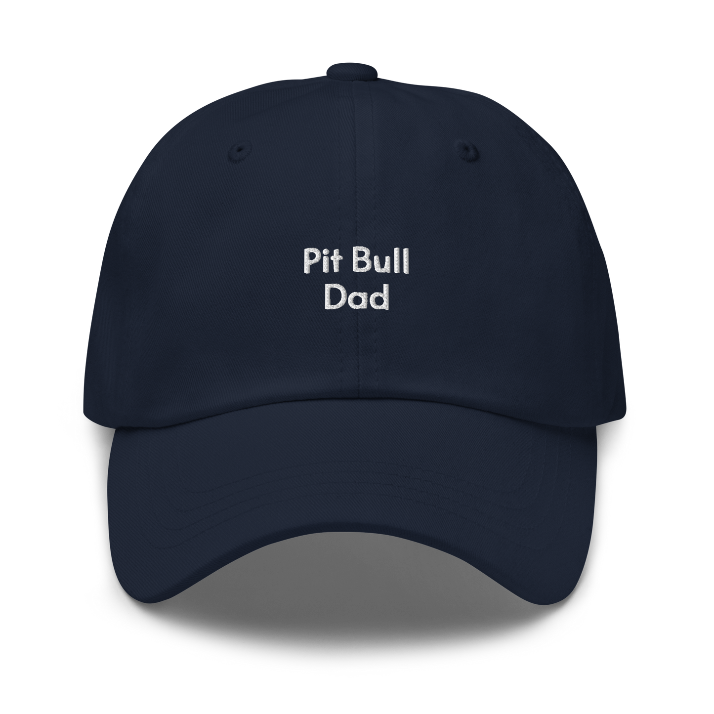 Pit Bull Dad Embroidered Hat