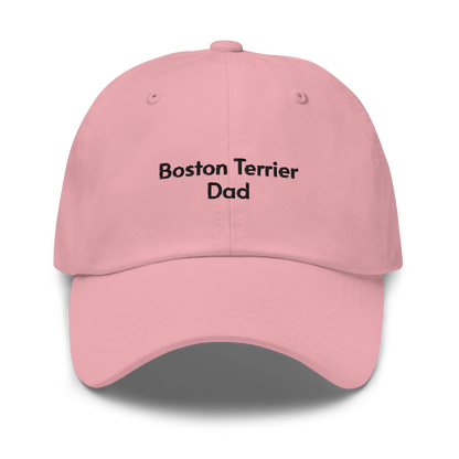 Boston Terrier Dad Embroidered Hat