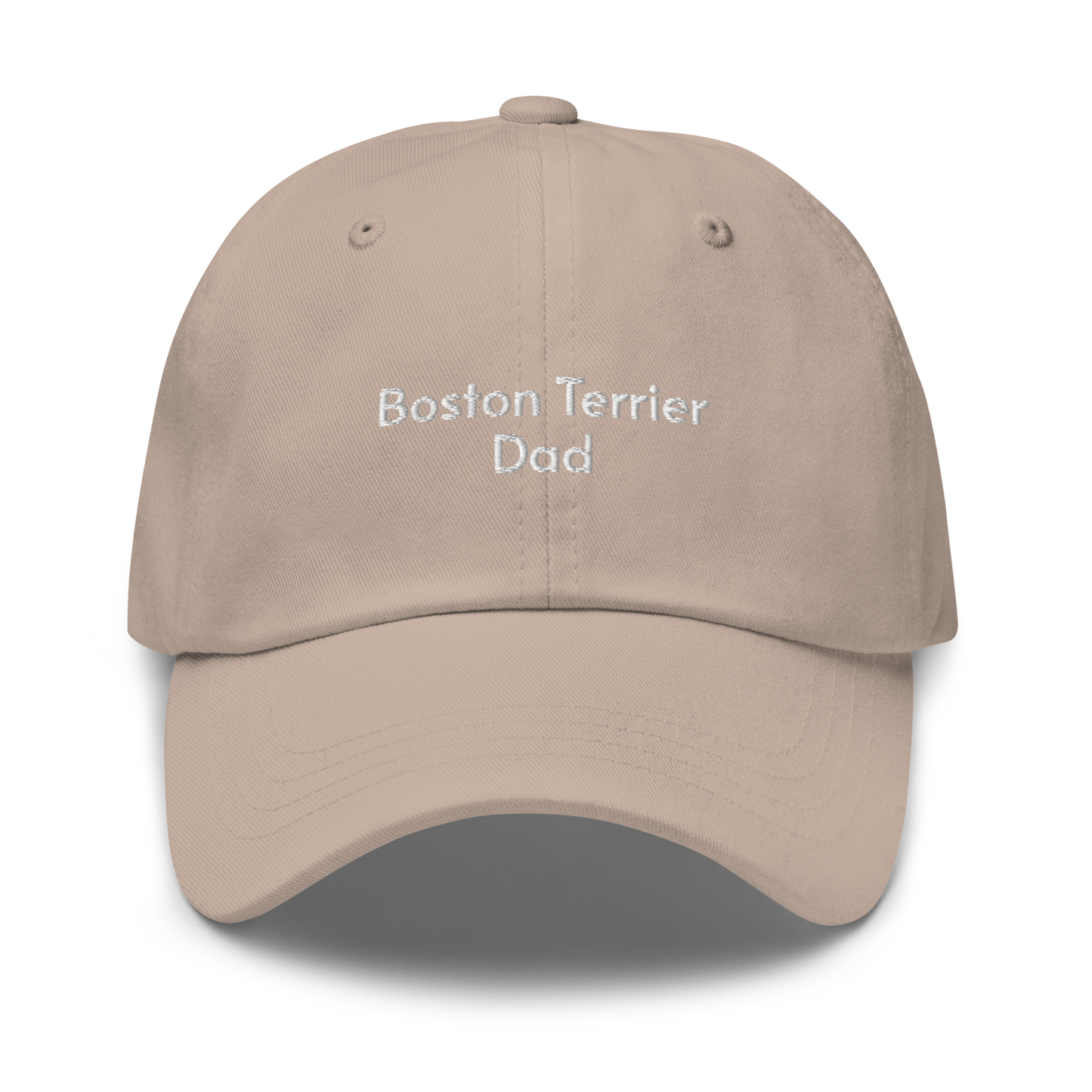 Boston Terrier Dad Embroidered Hat