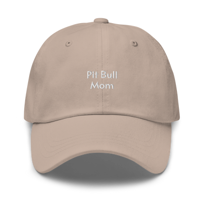 Pit Bull Mom Embroidered Hat