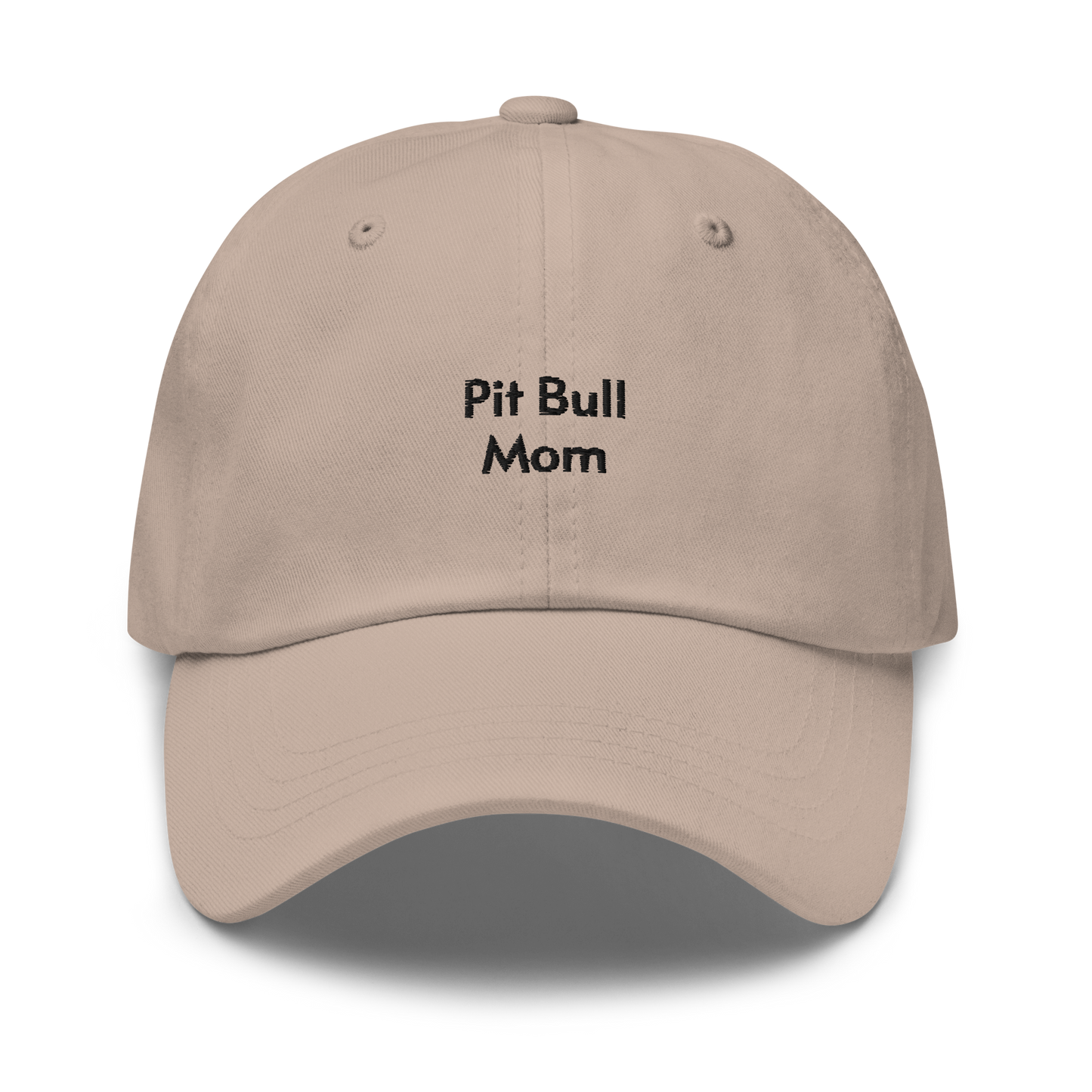 Pit Bull Mom Embroidered Hat