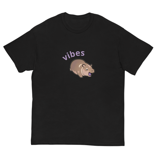 Moo Deng Hippo Vibes Grahpic Tee