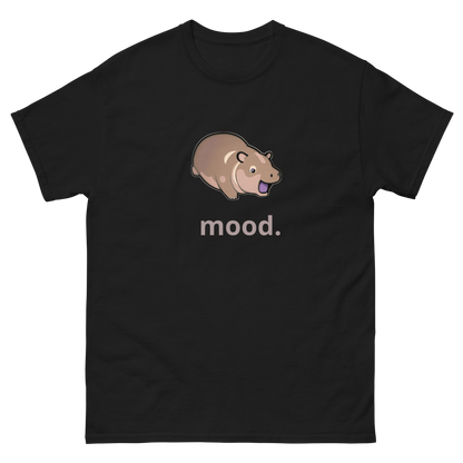 Moo Deng Hippo Mood Graphic Tee