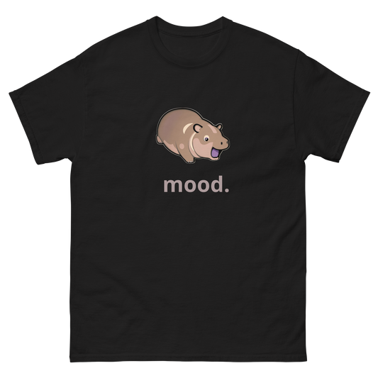 Moo Deng Hippo Mood Graphic Tee