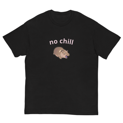 Moo Deng Hippo No Chill Graphic Tee