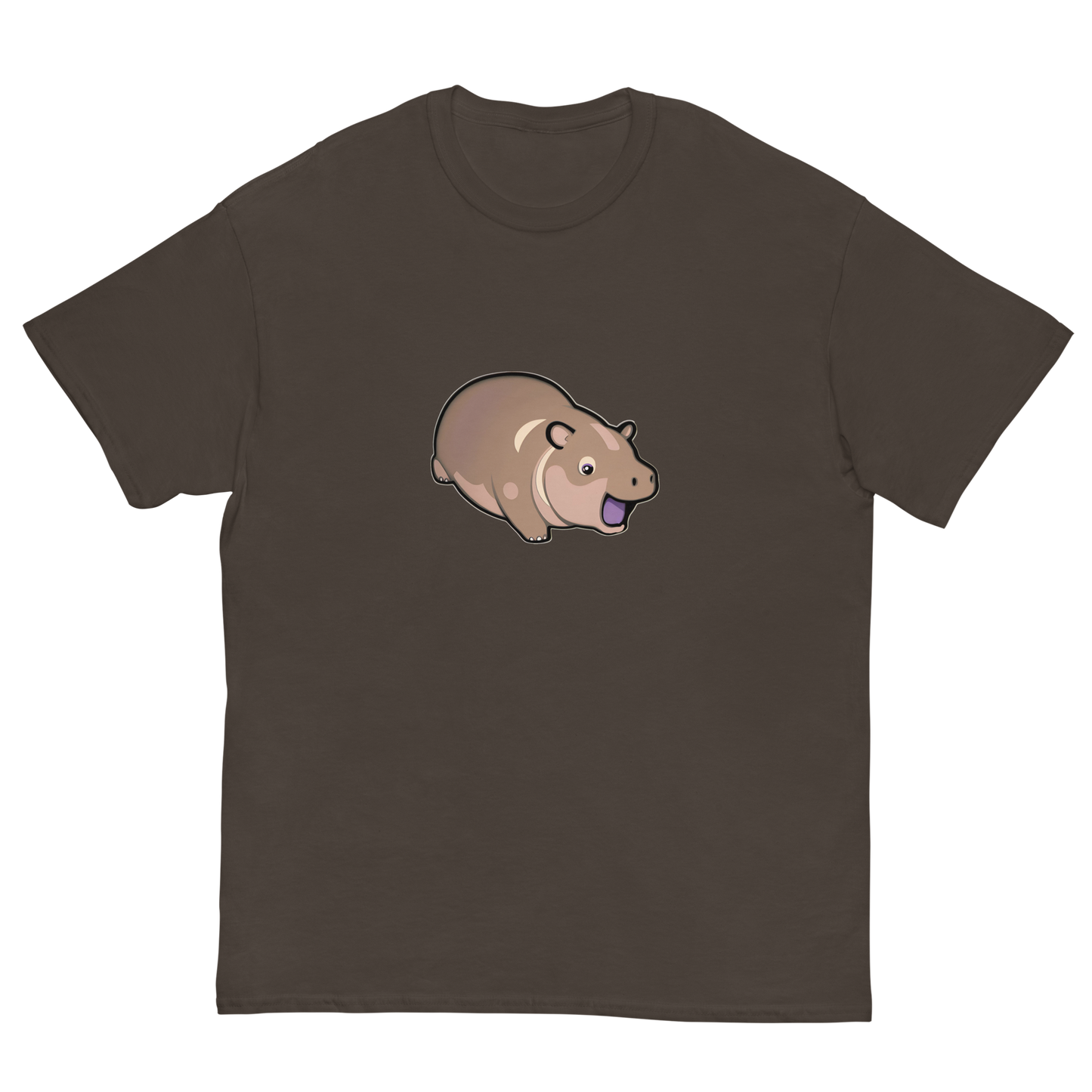 Moo Deng Hippo Graphic Tee