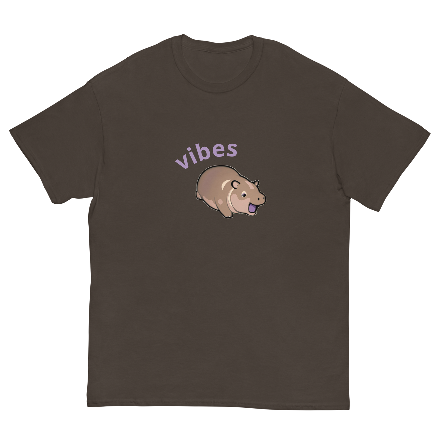 Moo Deng Hippo Vibes Grahpic Tee