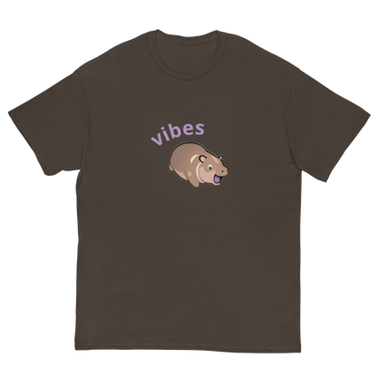 Moo Deng Hippo Vibes Grahpic Tee