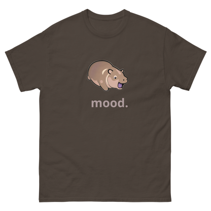 Moo Deng Hippo Mood Graphic Tee