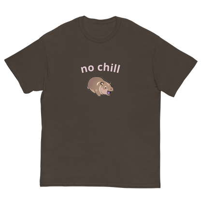 Moo Deng Hippo No Chill Graphic Tee