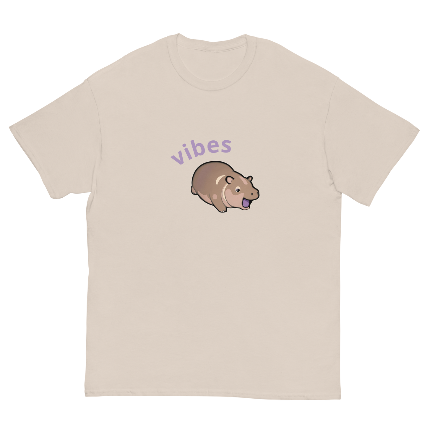 Moo Deng Hippo Vibes Grahpic Tee