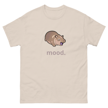 Moo Deng Hippo Mood Graphic Tee