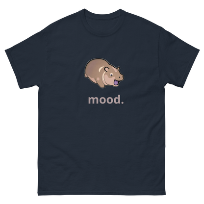 Moo Deng Hippo Mood Graphic Tee