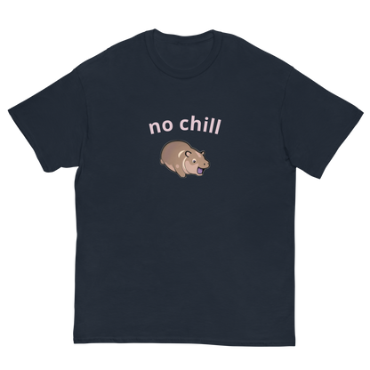 Moo Deng Hippo No Chill Graphic Tee