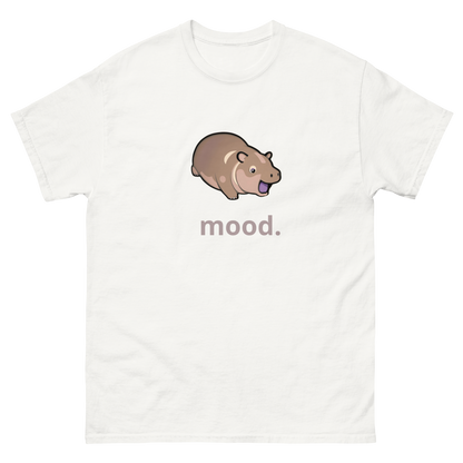 Moo Deng Hippo Mood Graphic Tee