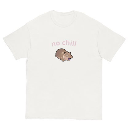 Moo Deng Hippo No Chill Graphic Tee